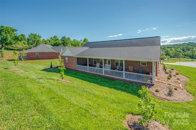 105 Kingston Pl, Spindale, NC 28160 - back of property featuring a yard and brick siding
