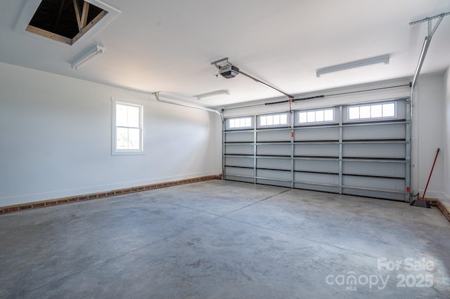 355 Northbrook Iii School Rd Unit 10, Vale, NC 28164 - garage with baseboards and a garage door opener