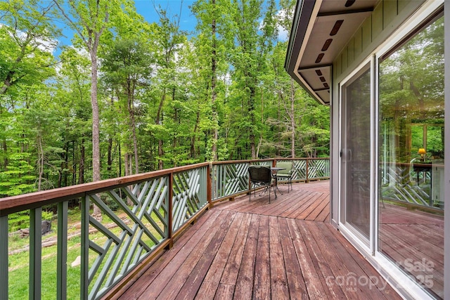 view of deck