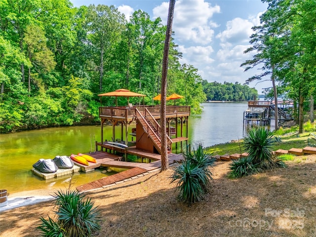 18311 Rosapenny Rd, Charlotte, NC 28278 - dock with a water view