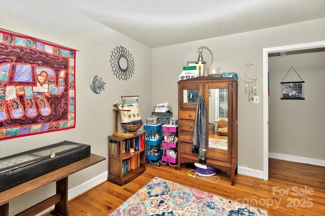 3430 Rea Rd, Charlotte, NC 28226 - rec room featuring wood finished floors and baseboards