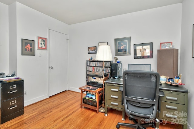 3430 Rea Rd, Charlotte, NC 28226 - office featuring wood finished floors and baseboards