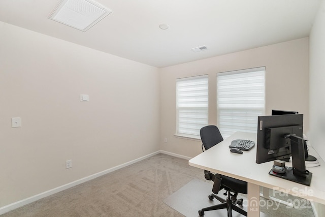 18026 Stark Way, Charlotte, NC 28278 - home office with baseboards and carpet flooring