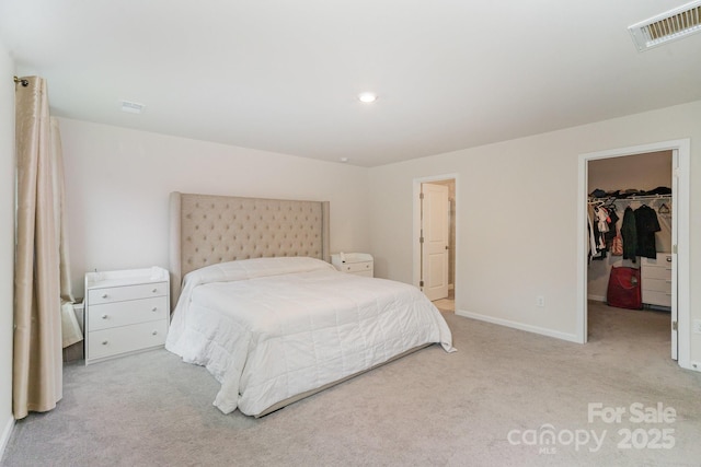 18026 Stark Way, Charlotte, NC 28278 - carpeted bedroom with a spacious closet, baseboards, and a closet