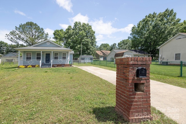 1004 Johnson St, Charlotte, NC 28206 - view of front of house with covered porch and driveway