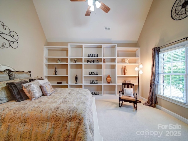 200 Waterby Way, Matthews, NC 28104 - carpeted bedroom with lofted ceiling and baseboards