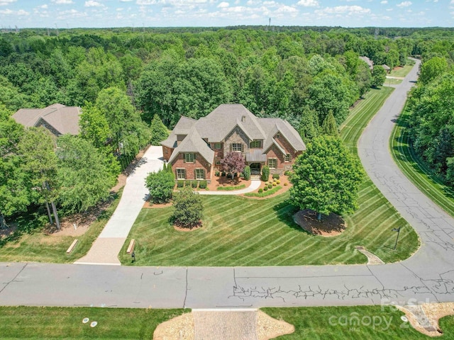 200 Waterby Way, Matthews, NC 28104 - view from above of property with a forest