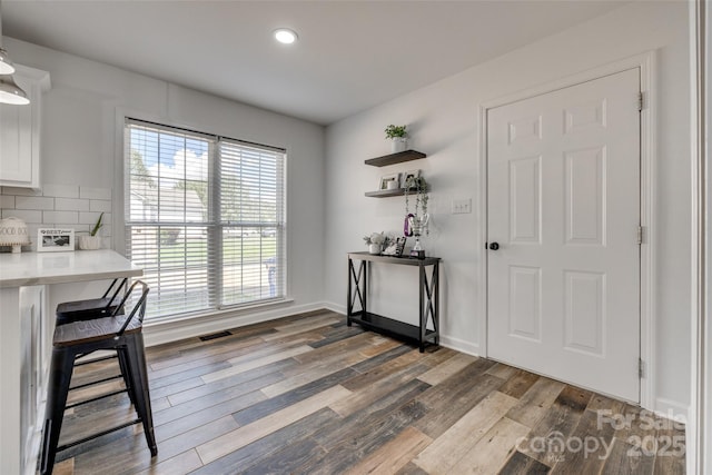 1140 Landsdown Dr, Salisbury, NC 28147 - dining area featuring wood finished floors and recessed lighting
