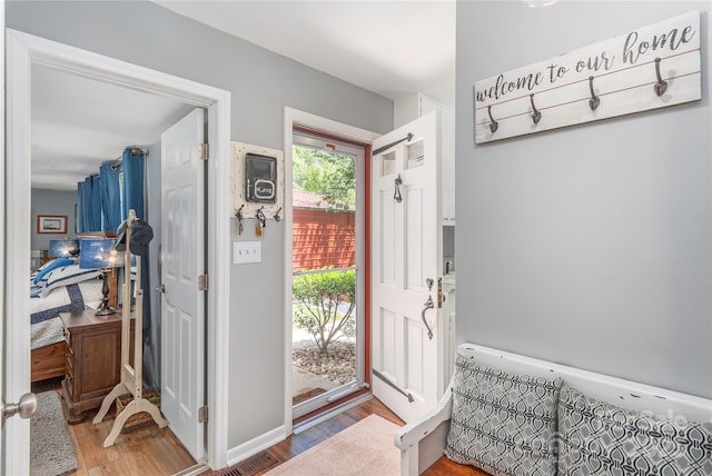 307 Tree Haven Blvd, Hendersonville, NC 28791 - entryway featuring wood finished floors