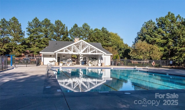 3820 Leela Palace Way, Fort Mill, SC 29708 - community pool with fence and a patio