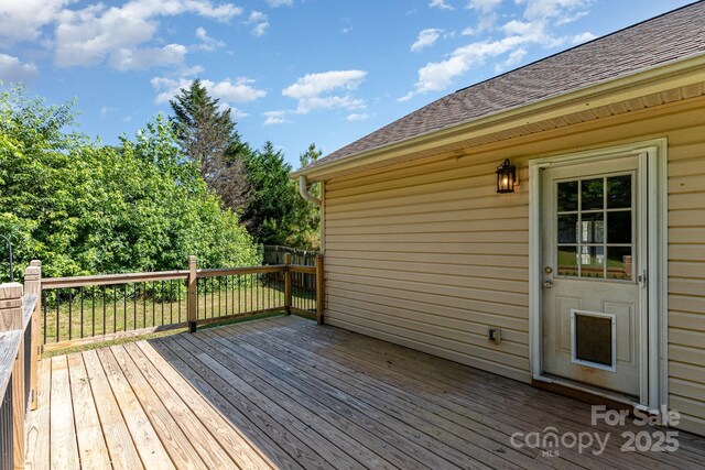 1221 Woodpecker Dr, Clover, SC 29710 - view of wooden terrace