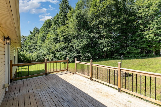 1221 Woodpecker Dr, Clover, SC 29710 - deck featuring a yard