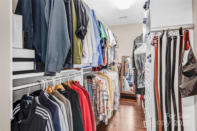 13204 Feale Ct, Charlotte, NC 28278 - walk in closet featuring wood finished floors