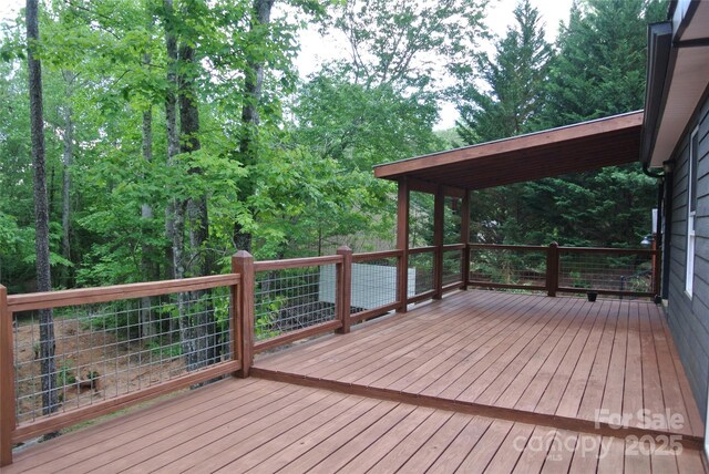 view of deck