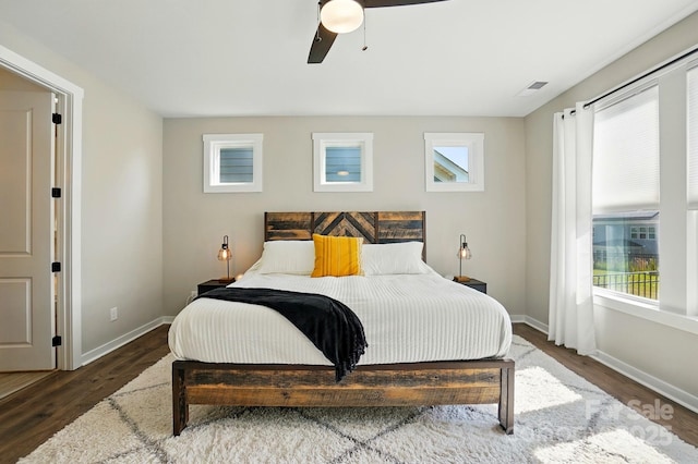 2062 Nellies Way, Fort Mill, SC 29715 - bedroom featuring wood finished floors, baseboards, and ceiling fan