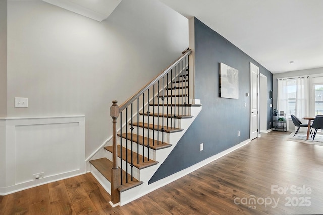 2062 Nellies Way, Fort Mill, SC 29715 - staircase with wood finished floors and baseboards