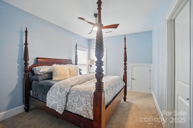 330 Horton Grove Rd, Fort Mill, SC 29715 - bedroom featuring light colored carpet and a ceiling fan