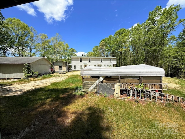 630 Deer Chase Cir, Cedar Mountain, NC 28718 - view of yard