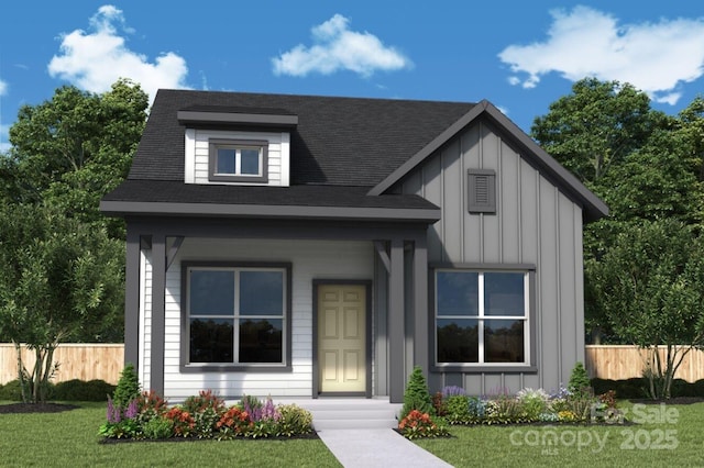 17033 Malone Ln, Mint Hill, NC 28227 - view of front facade featuring board and batten siding