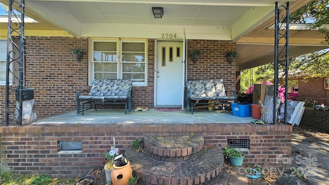 2704 Chambers St, Lumberton, NC 28358 - view of patio featuring covered porch