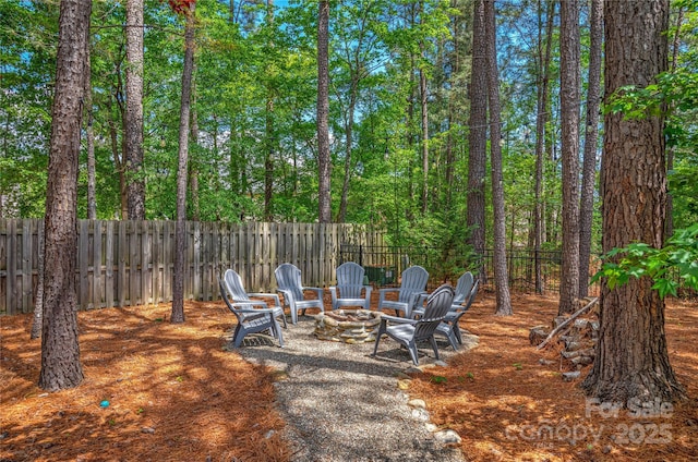 view of patio with fence