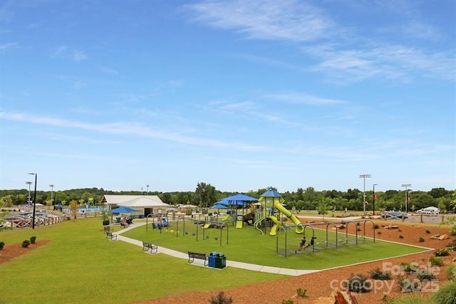 7631 Griffins Gate Dr SW, Concord, NC 28025 - communal playground with a lawn