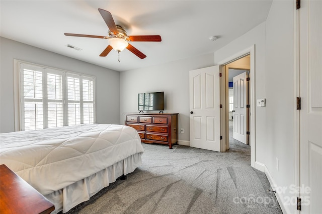 208 Mcduffie Ln, Fort Mill, SC 29715 - carpeted bedroom featuring baseboards and ceiling fan