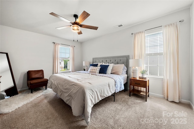 446 Misty Law Ln, Clover, SC 29710 - carpeted bedroom with baseboards and a ceiling fan