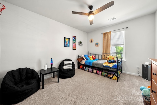 446 Misty Law Ln, Clover, SC 29710 - bedroom with carpet floors and ceiling fan