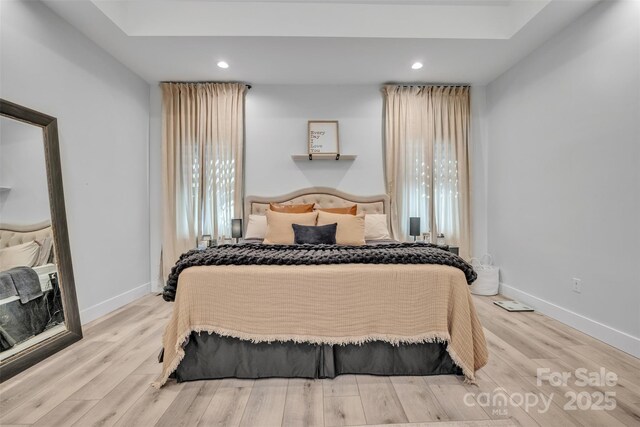 5262 Mckenzie Trl, Conover, NC 28613 - bedroom with wood finished floors, recessed lighting, and baseboards