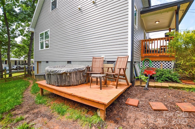 8024 Eagle St, Mount Pleasant, NC 28124 - view of deck