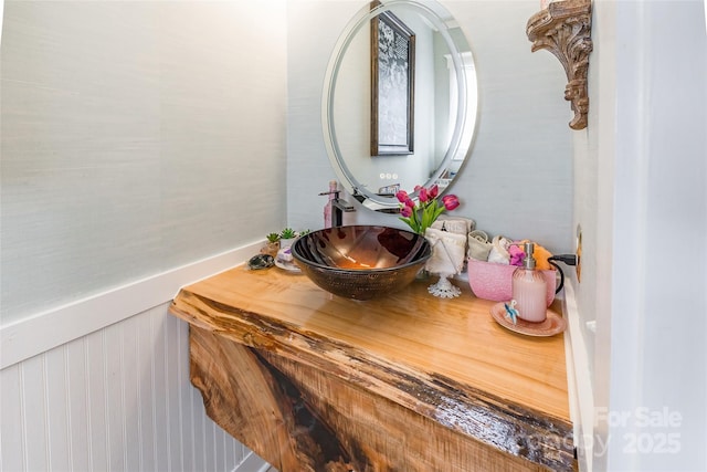 bathroom view of a sink