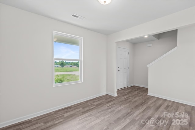 2322 Joes Lake Rd, Shelby, NC 28152 - unfurnished room with wood finished floors and baseboards