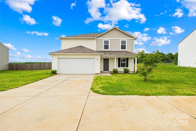 2322 Joes Lake Rd, Shelby, NC 28152 - traditional-style home featuring concrete driveway, an attached garage, and covered porch