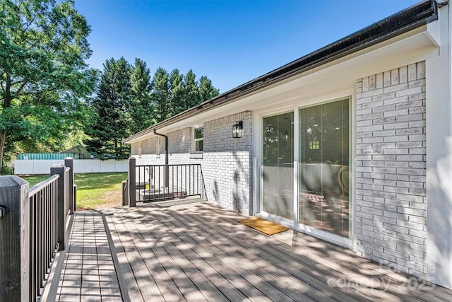 139 Elysian Dr, Mooresville, NC 28117 - view of wooden deck