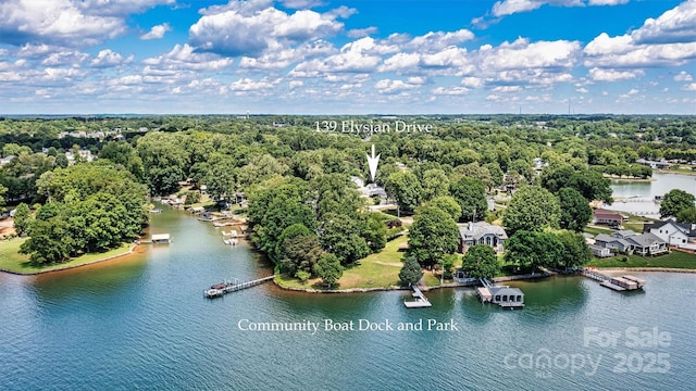 139 Elysian Dr, Mooresville, NC 28117 - bird's eye view of a nearby body of water