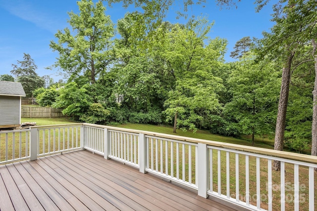 500 Peigler St NW Unit 1 & 2, Concord, NC 28027 - view of wooden deck