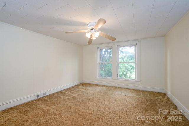 4098 S NC Highway 127, Hickory, NC 28602 - unfurnished room featuring carpet floors, a ceiling fan, and baseboards