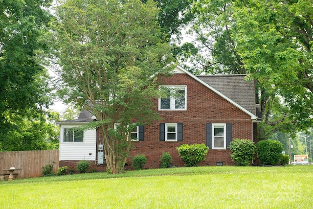 4098 S NC Highway 127, Hickory, NC 28602 - view of front of property featuring brick siding, a shingled roof, and crawl space