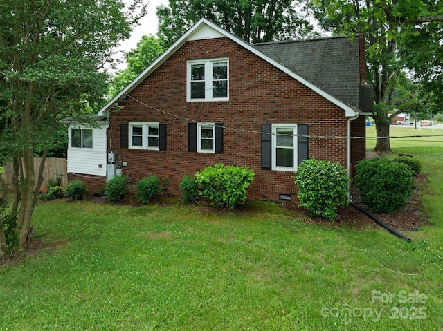 4098 S NC Highway 127, Hickory, NC 28602 - view of side of home with roof with shingles, brick siding, and crawl space