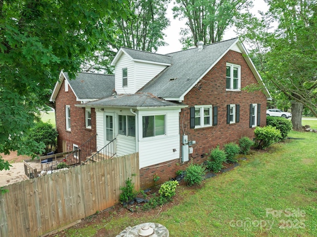 4098 S NC Highway 127, Hickory, NC 28602 - view of front facade featuring a shingled roof and brick siding