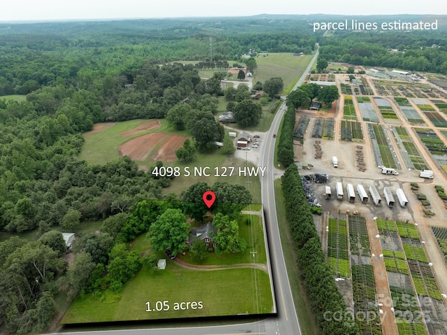 4098 S NC Highway 127, Hickory, NC 28602 - aerial view of property's location featuring a forest and rural landscape