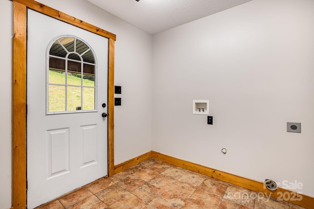 110 Mailon King Rd, Leicester, NC 28748 - doorway to outside with baseboards