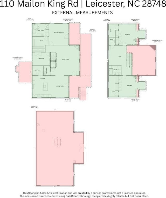 110 Mailon King Rd, Leicester, NC 28748 - home floor plan