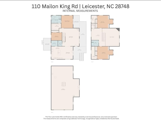 110 Mailon King Rd, Leicester, NC 28748 - property floor plan