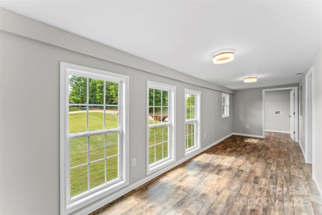 800 Hoyle St SW, Valdese, NC 28690 - empty room with baseboards and wood finished floors