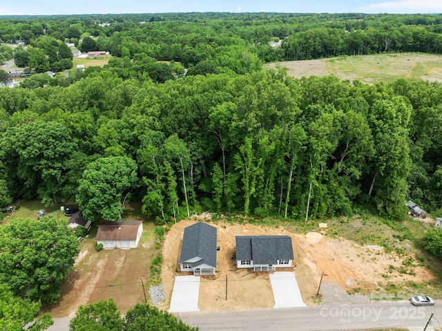 894 Oval St, Kannapolis, NC 28081 - bird's eye view of a forest