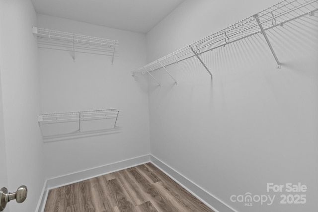 896 Oval St, Kannapolis, NC 28081 - spacious closet featuring wood finished floors
