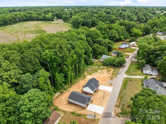896 Oval St, Kannapolis, NC 28081 - aerial view of a forest
