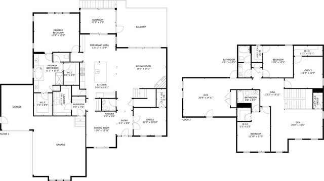 11333 Preservation Ln, Charlotte, NC 28278 - view of property floor plan